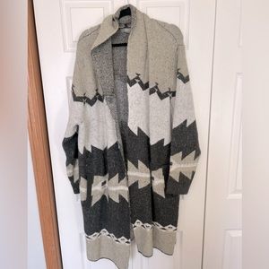 Long cozy cardigan, oversized, size XXL, Natural Reflections brand